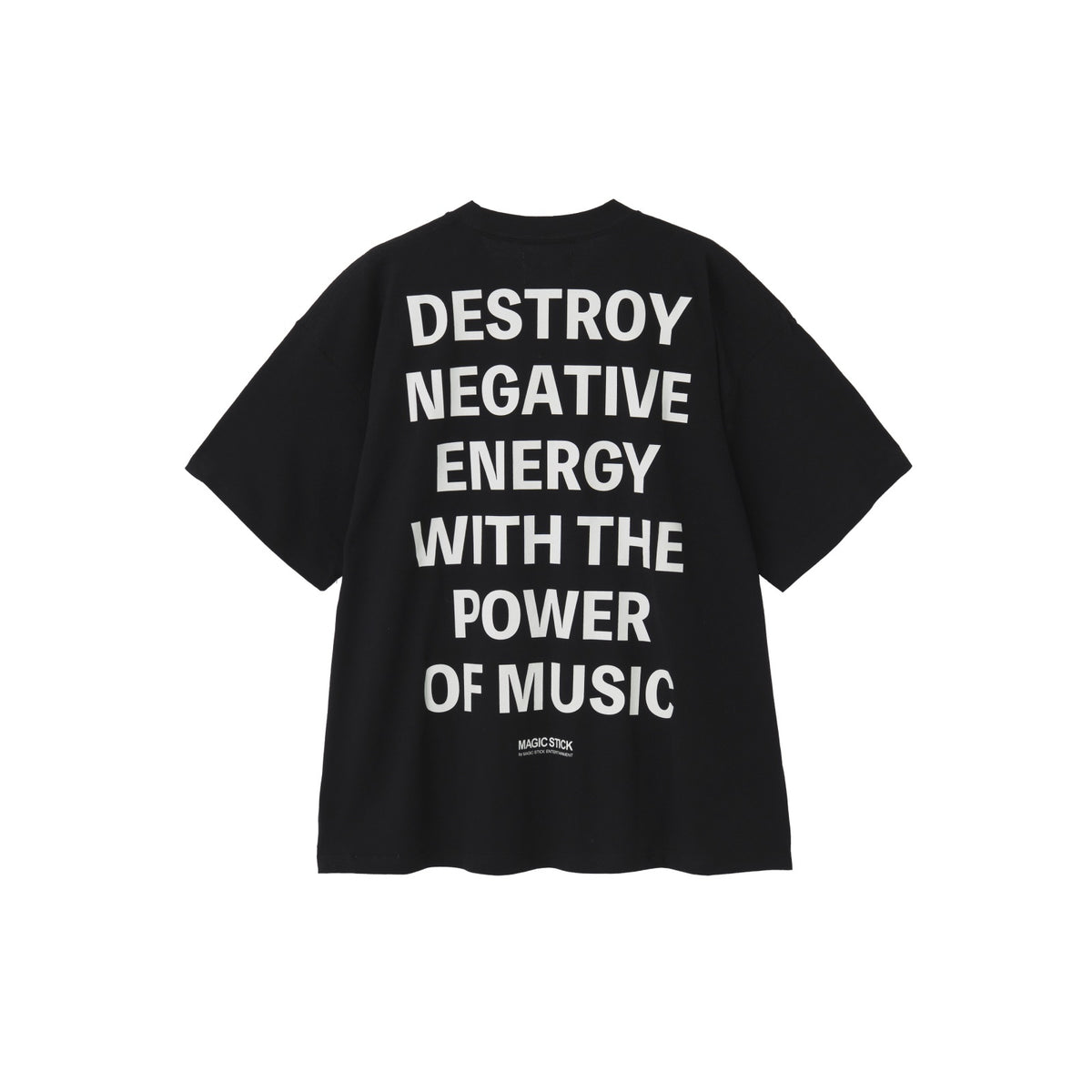 Destroy Negative Energy Tee Black