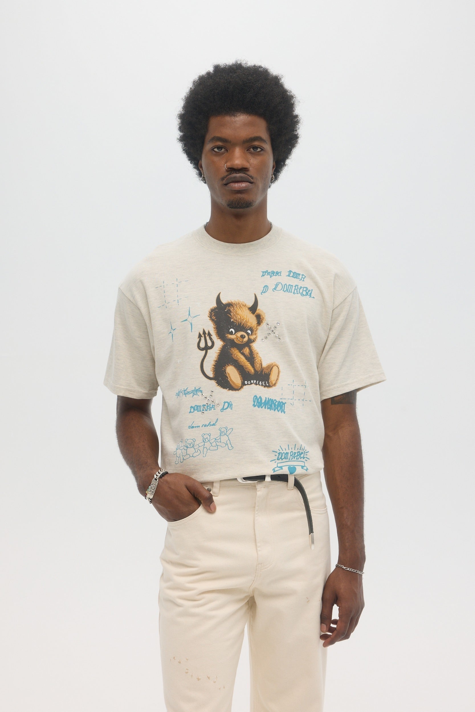 Lil Dev Tshirt Greige