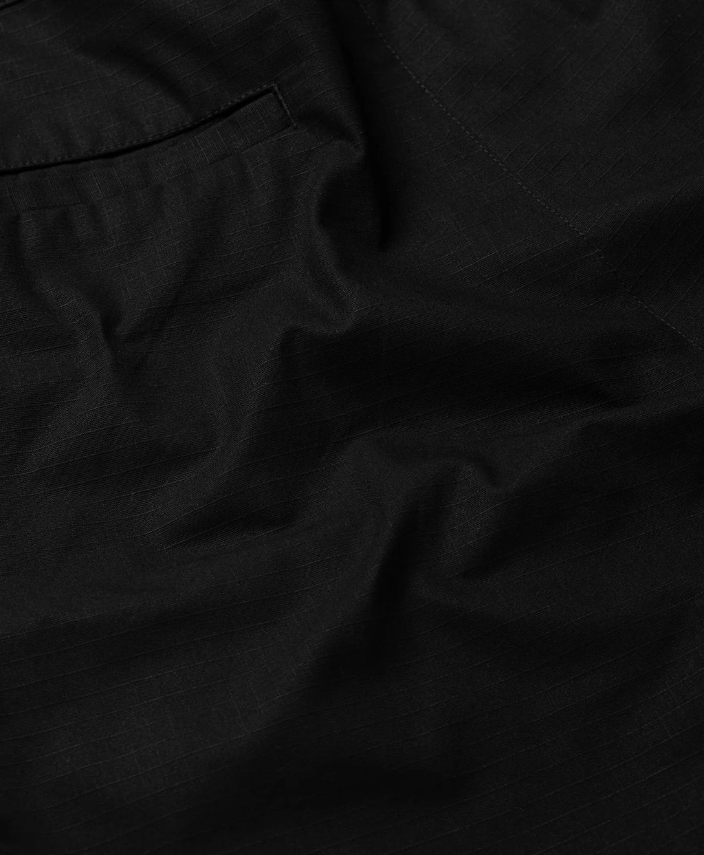 Cotton Cargo Shorts Oyster Black