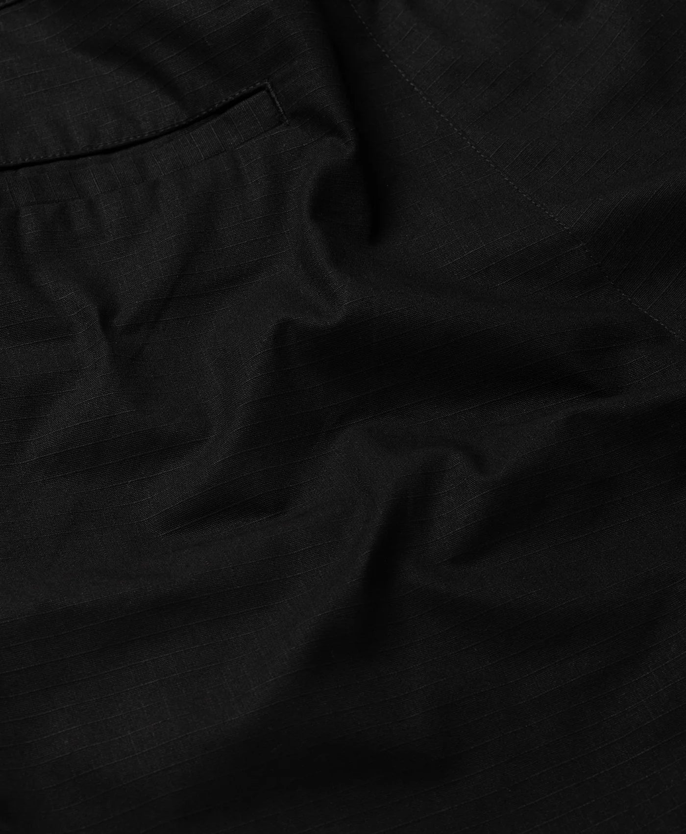 Cotton Cargo Shorts Oyster Black