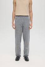 Office Knit Trousers Grey