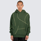 Vein Hoodie Green