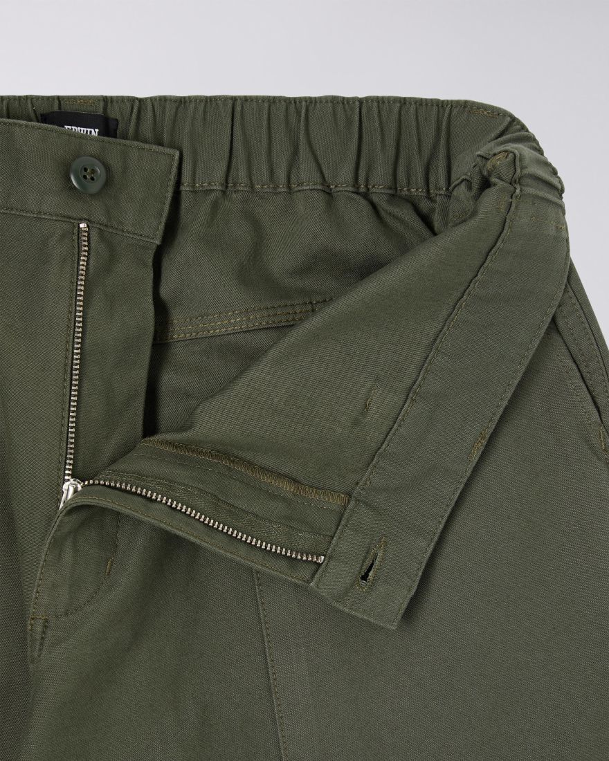 Labour Dart Pant Back Sateen Ivy enzyme washed