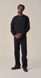 Mono Rib Sweater Black