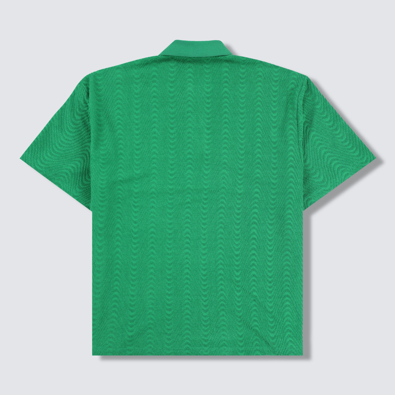 Zen Terry Boxy Polo Green