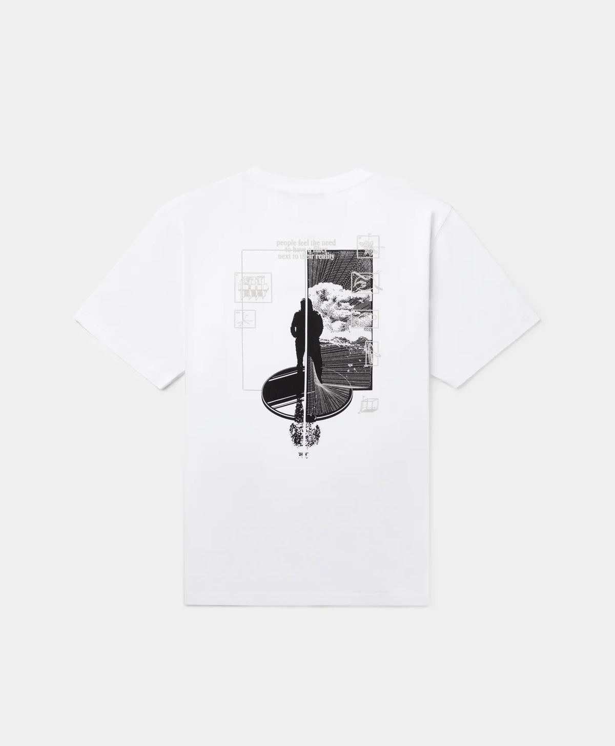 Mirror Ss T Shirt White