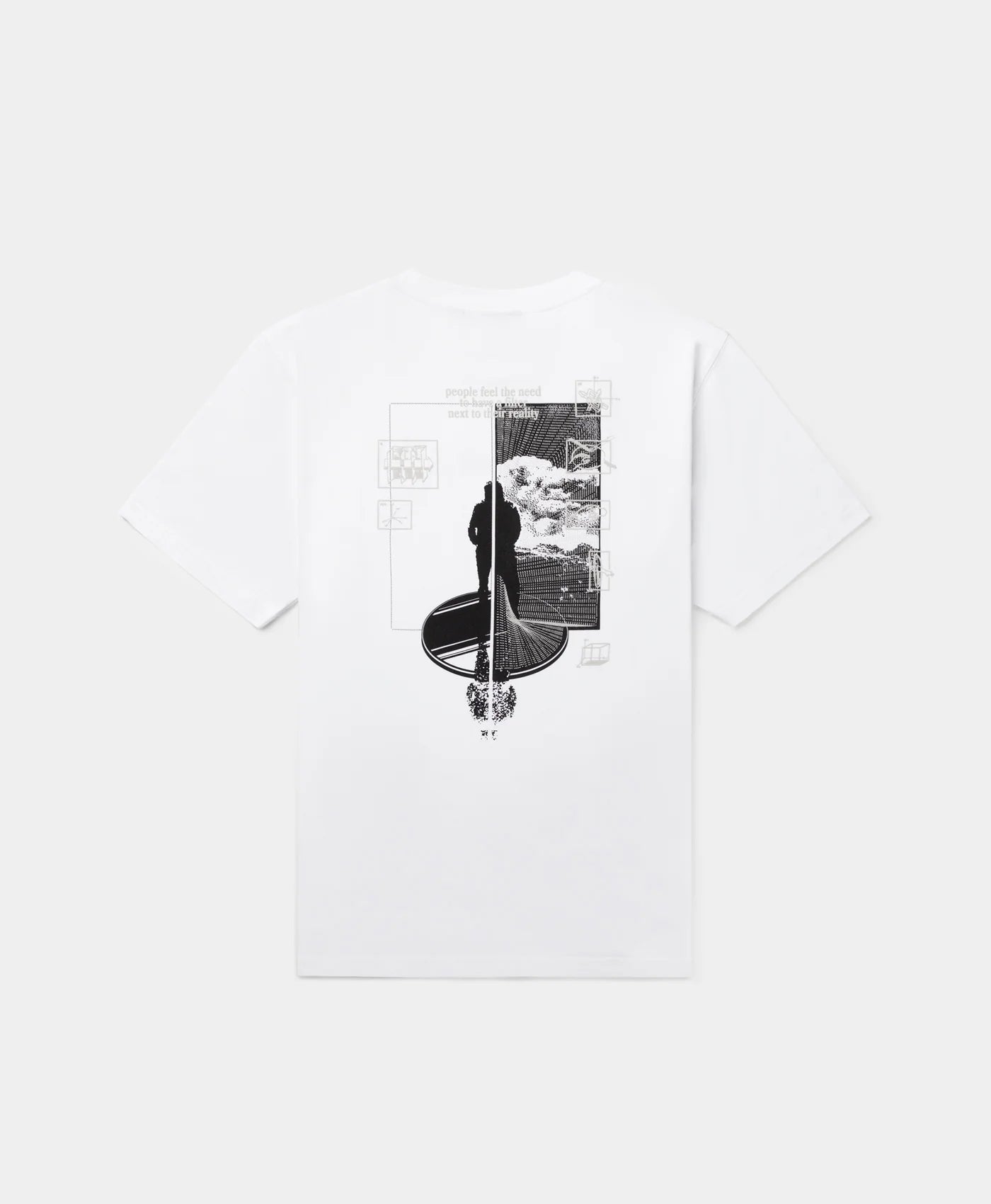 Mirror Ss T Shirt White