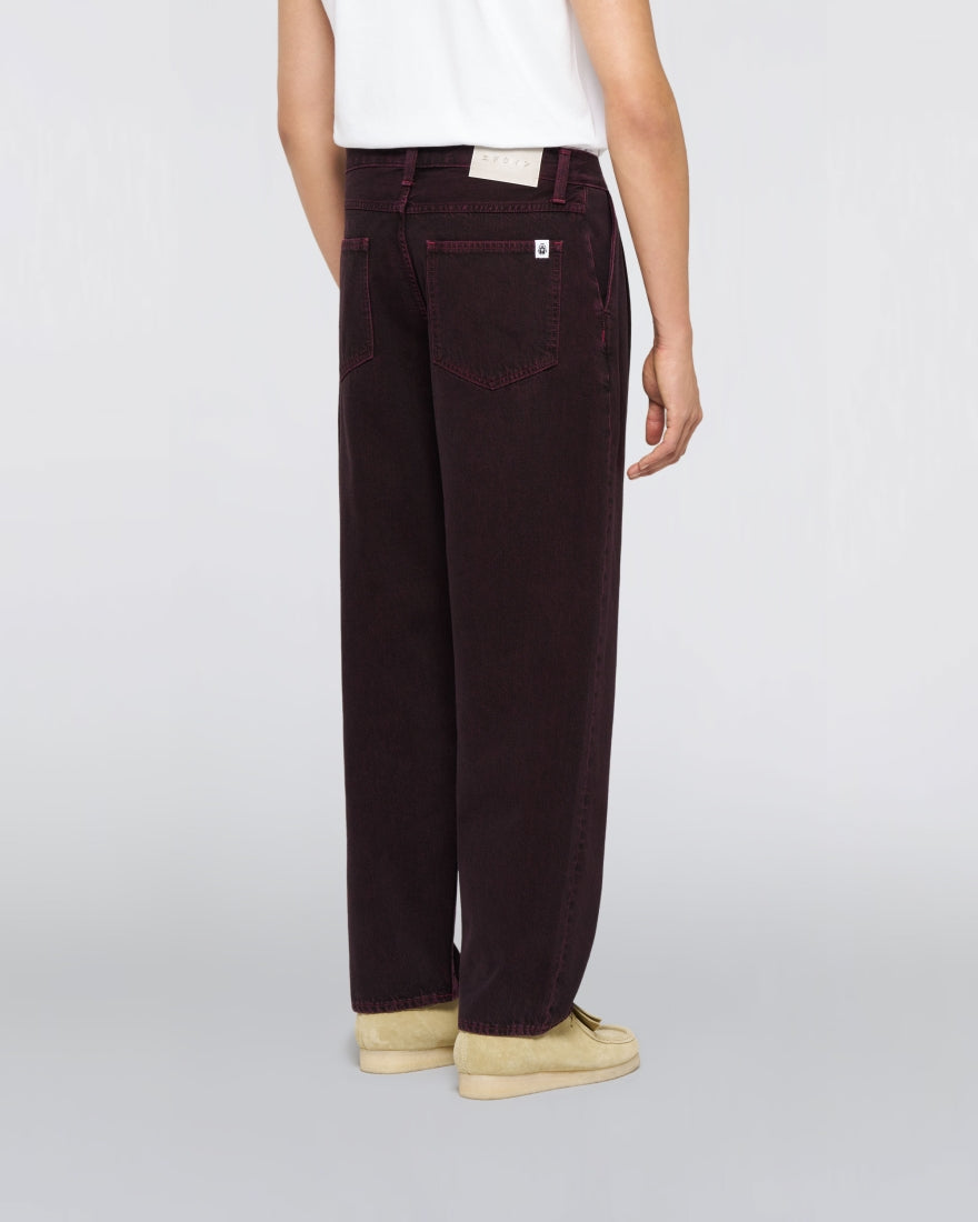 Bamba Pant Black Red Plum Overdyed