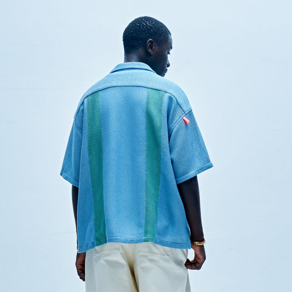 Mafia Series Summer Mesh Shirt Blue X Tiffany