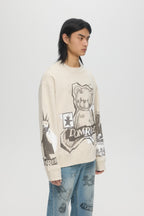 High Low Sweatshirt Greige