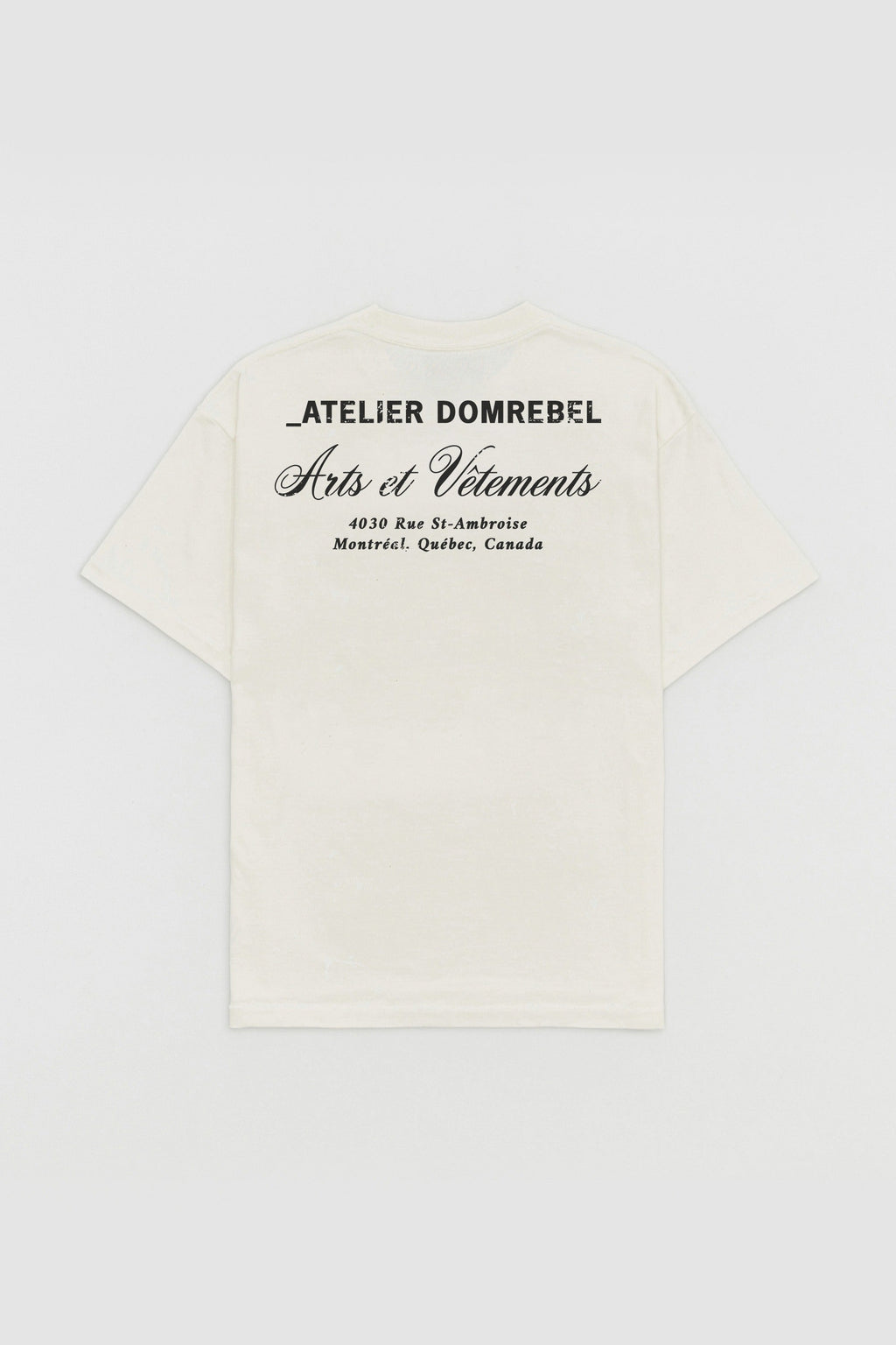 Arts Vetements Tshirt Old White