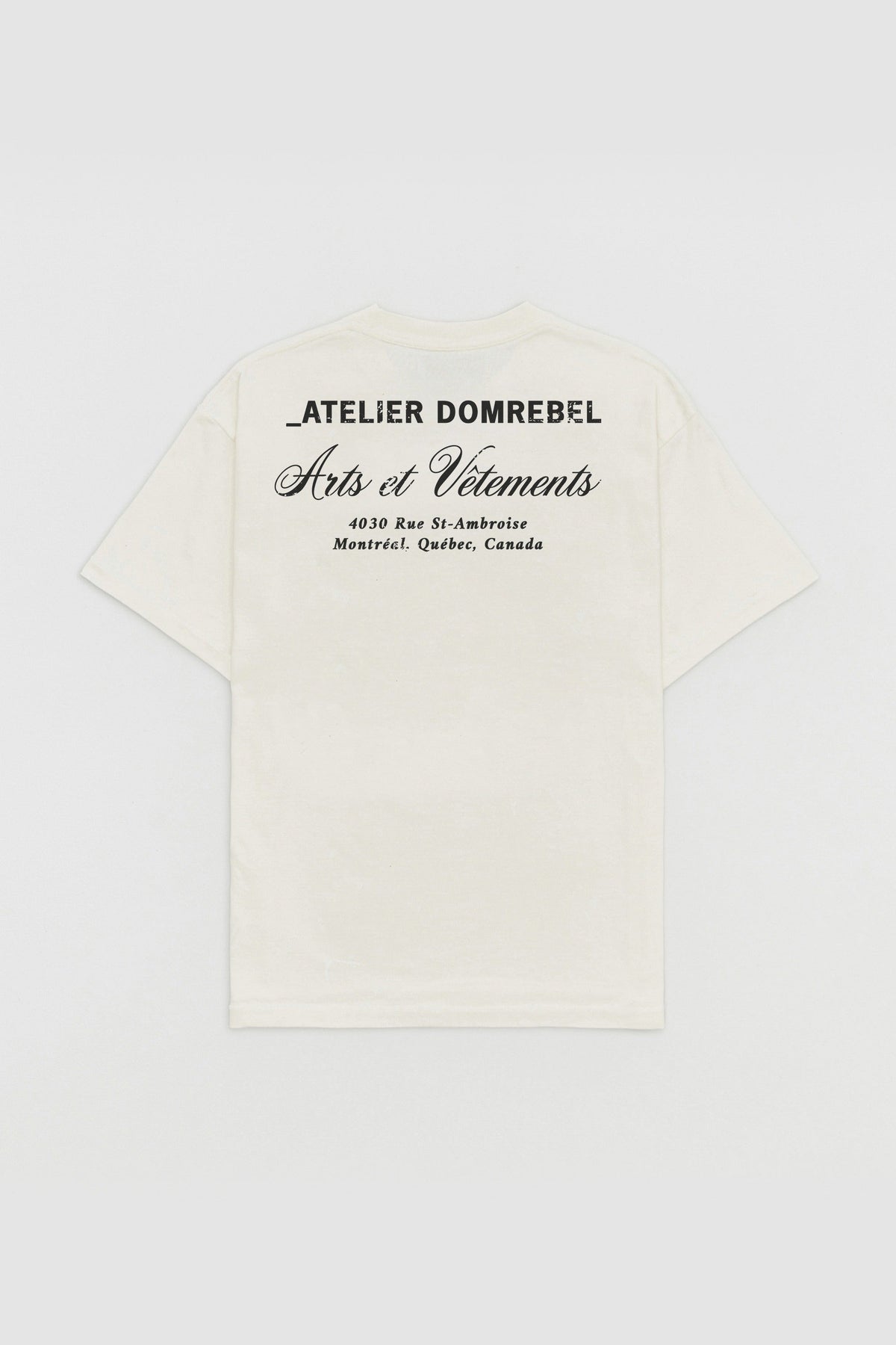 Arts Vetements Tshirt Old White