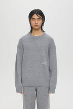 Office Knit Crewneck Grey