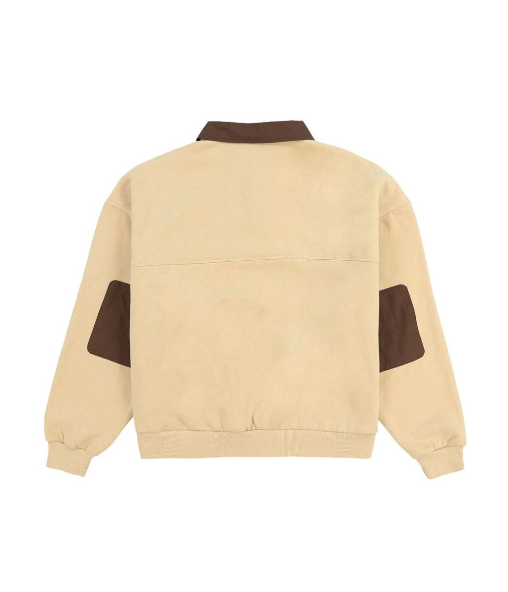 TWEAK POLO SWEATSHIRT TAN