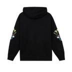 Bouquet Pullover Hoodie Washed Black