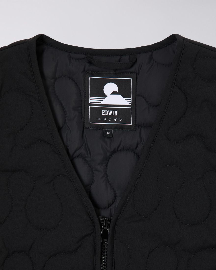 Camper Vest Black Unwashed