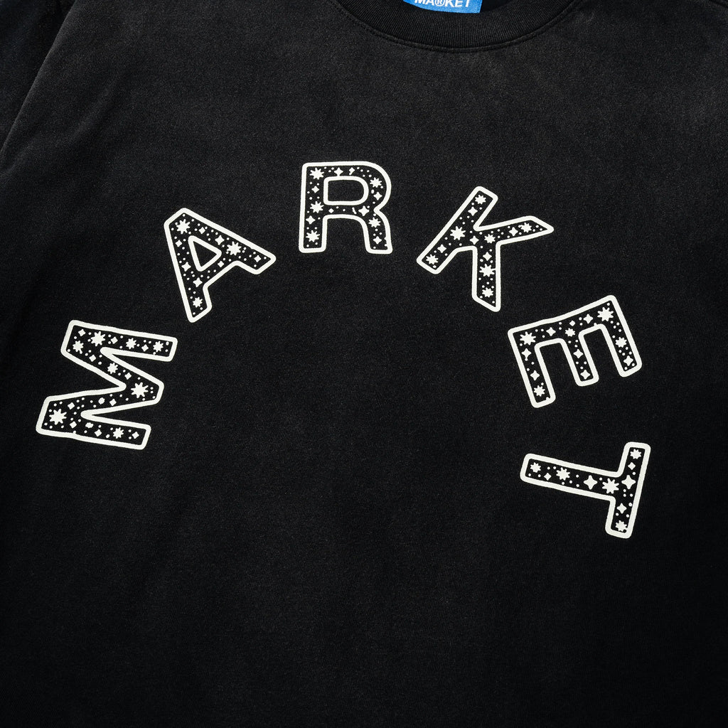 Starry Arc T Shirt Jet Set Black