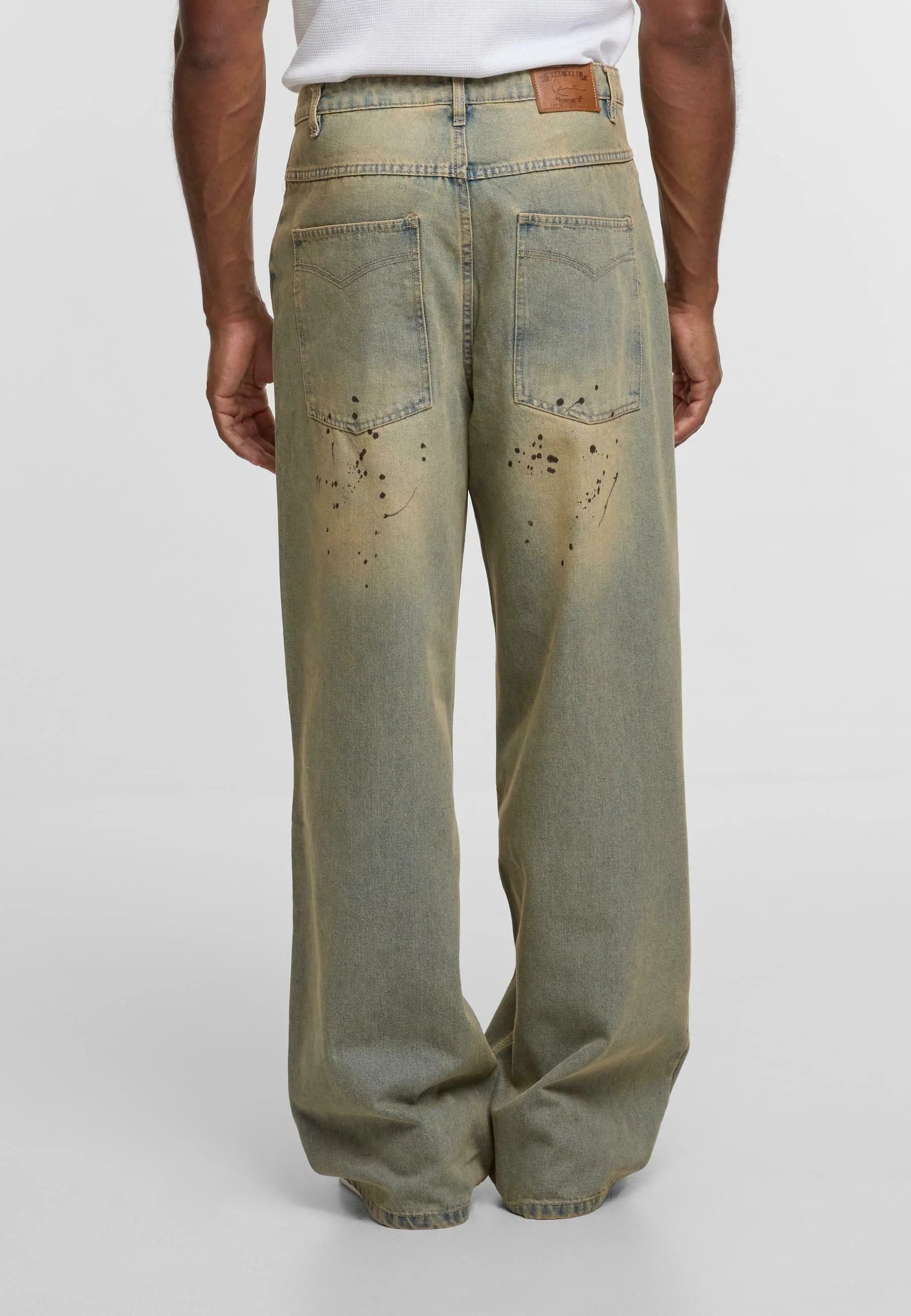 Og K Washed Relaxed Baggy Jeans blue