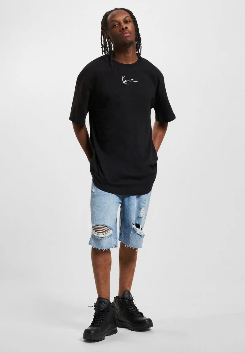 Small Signature Tee Black