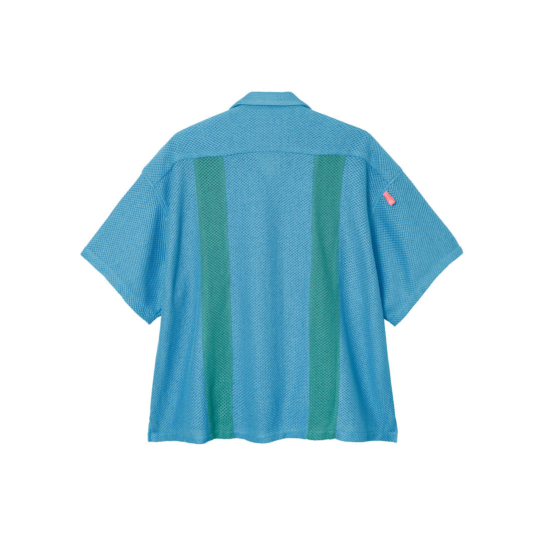 Mafia Series Summer Mesh Shirt Blue X Tiffany
