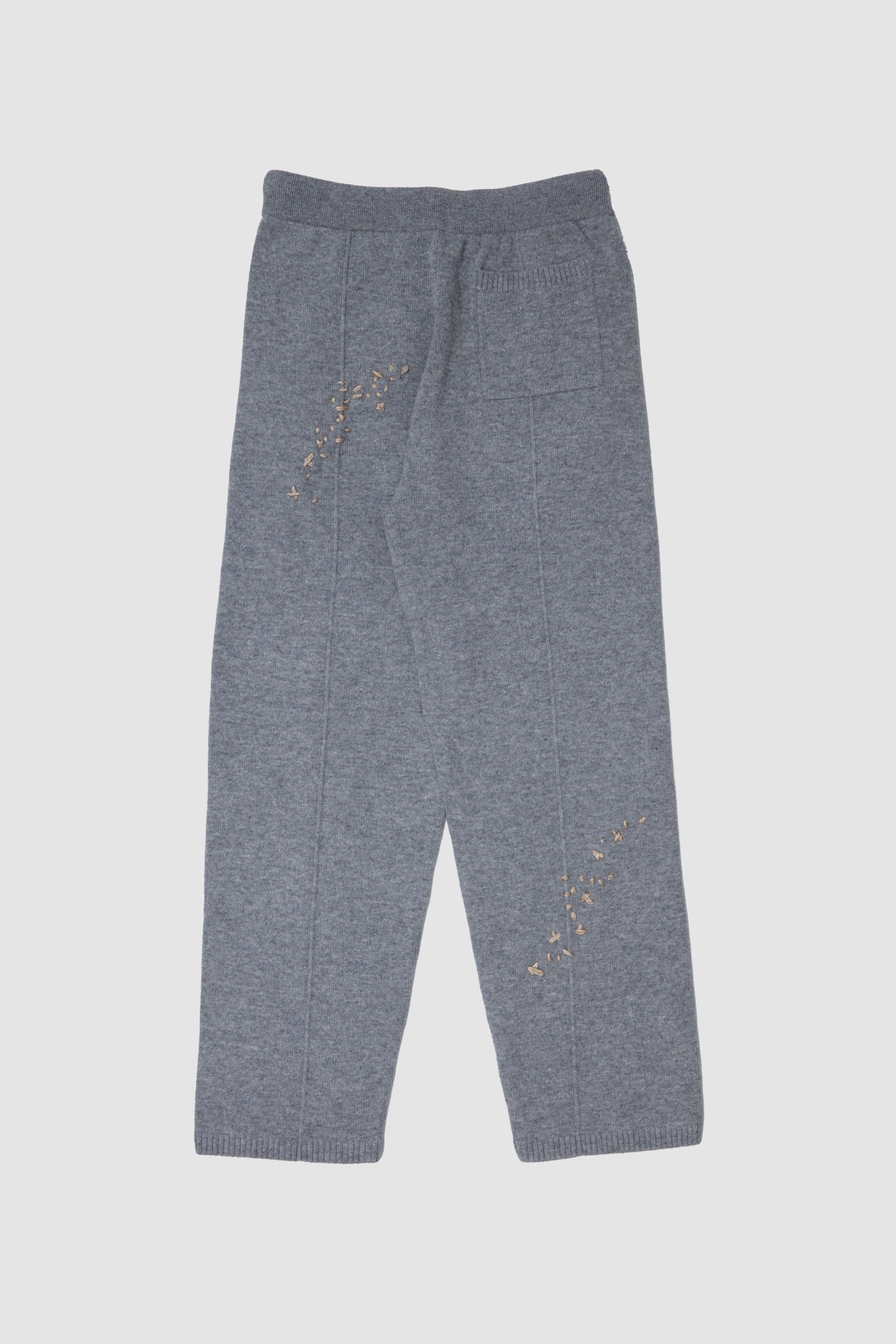 Office Knit Trousers Grey