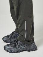 Low Crotch Nylon Pants Khaki