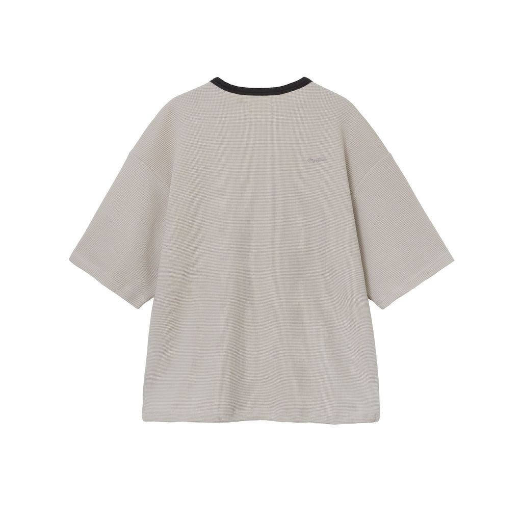 Tech Waffle Box T Pink Beige