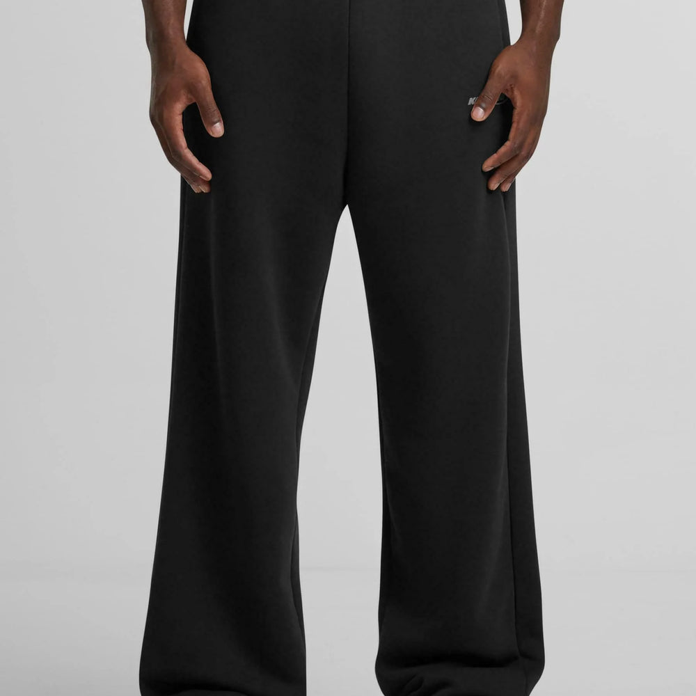 Kani Ellipse Straight Leg Sweatpants Black