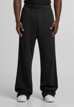 Kani Ellipse Straight Leg Sweatpants Black
