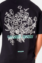 Gallery Energy Flower Graphic Tee 25981 Blac