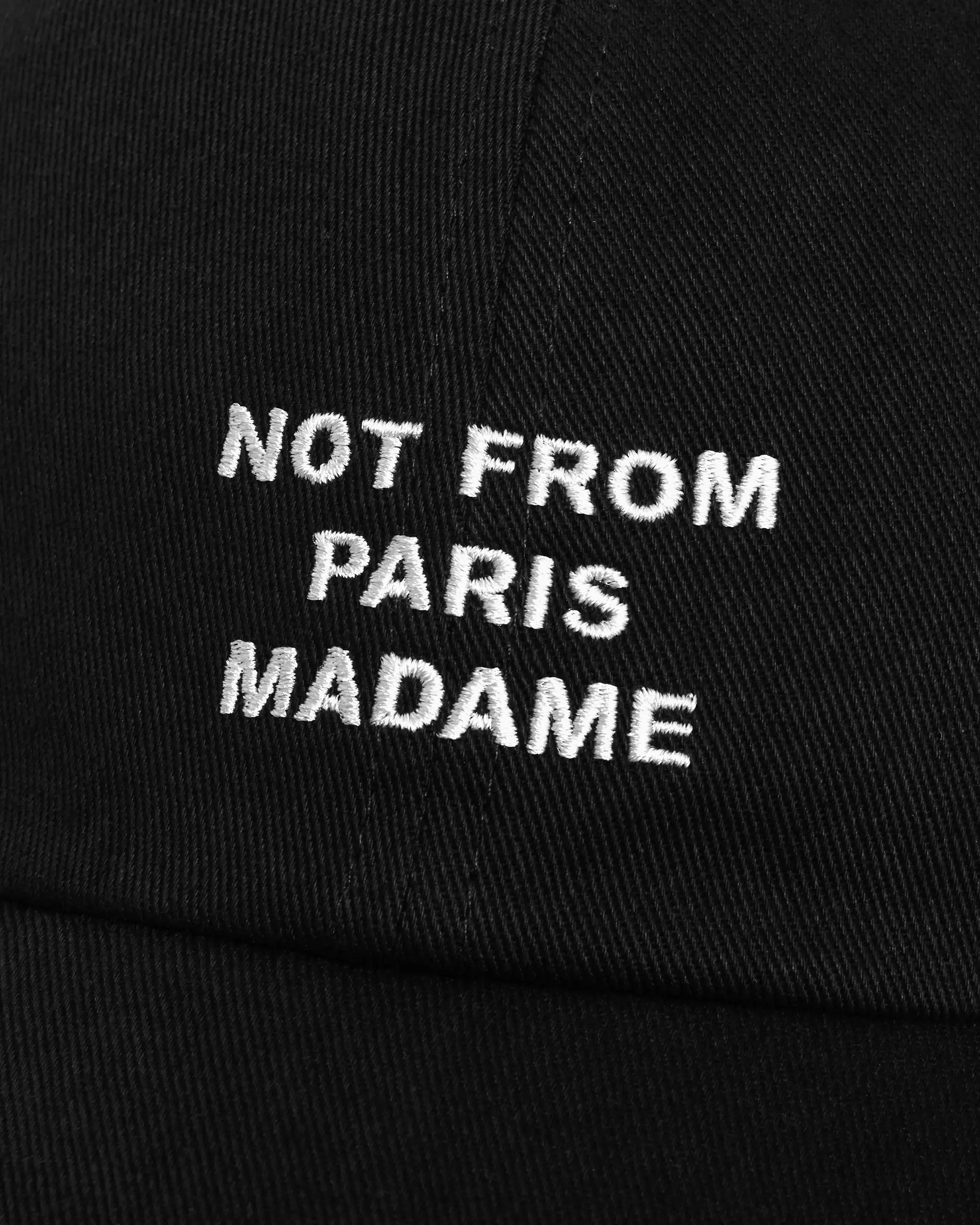 La Casquette Slogan Black