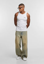 Og K Washed Relaxed Baggy Jeans blue