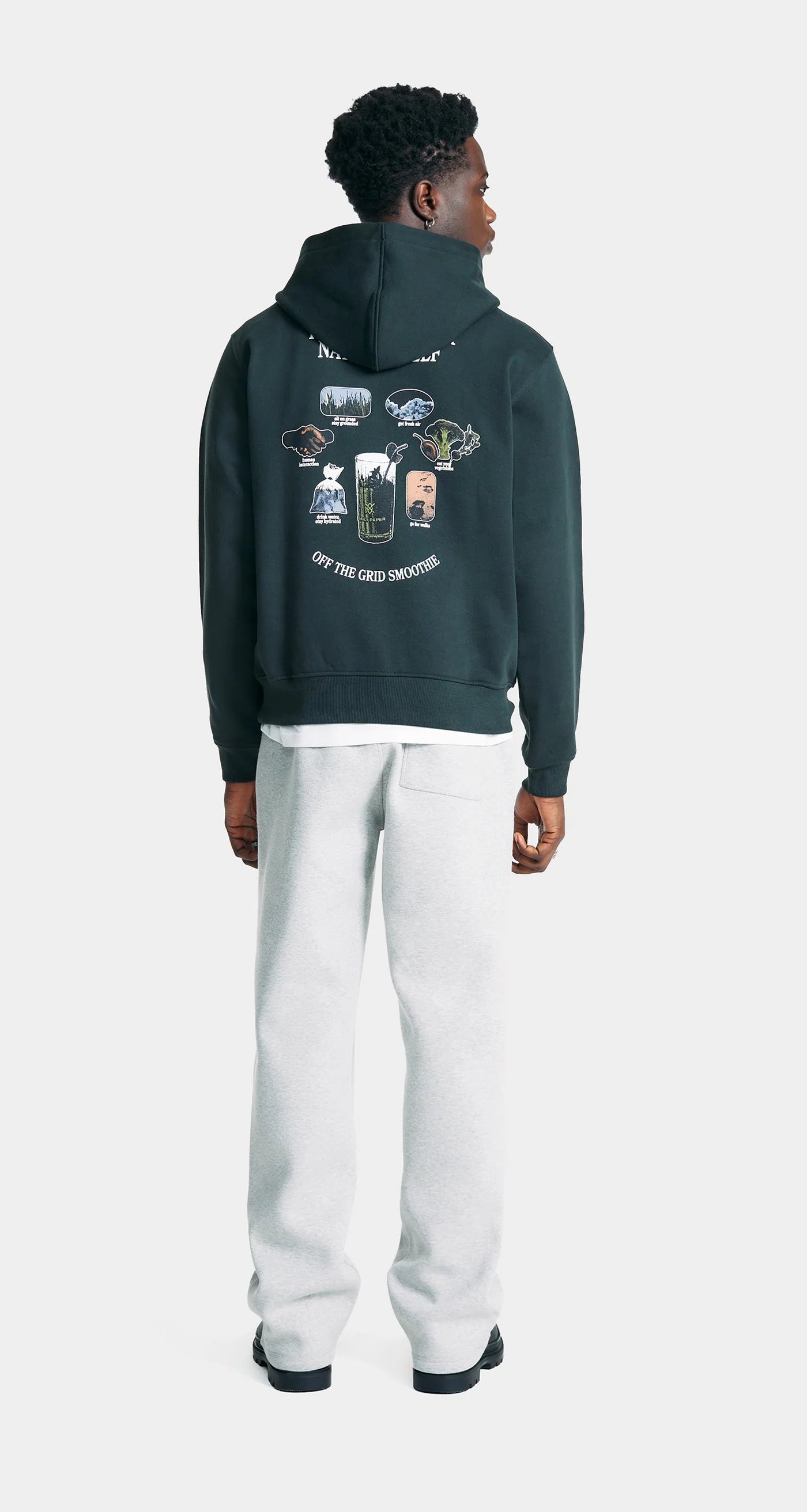 Smoothie Hoodie Jet Black