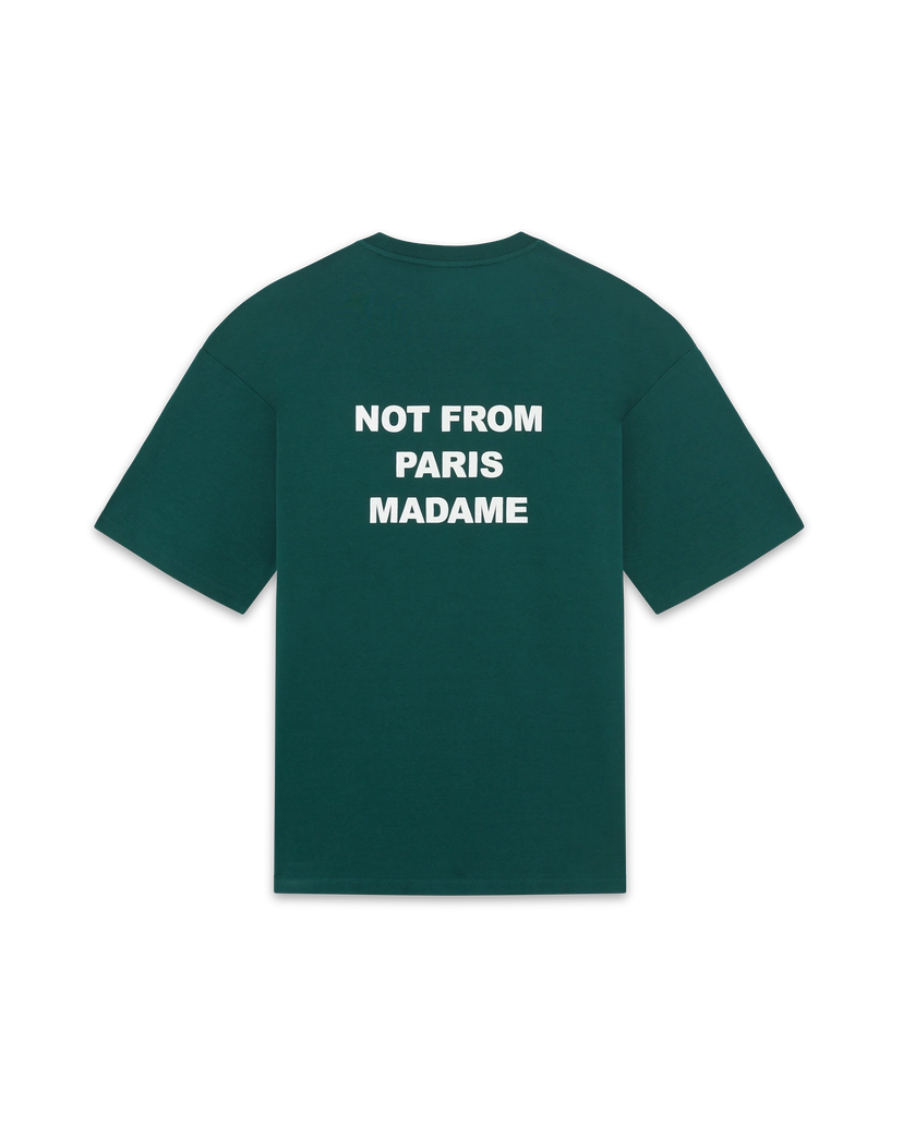 Le TShirt Slogan Dark Green