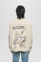 High Low Sweatshirt Greige