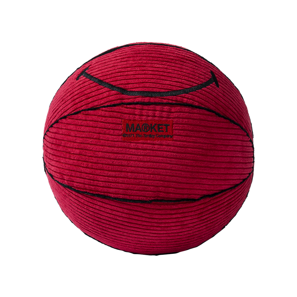 Smiley Devil Plush Basketball Red