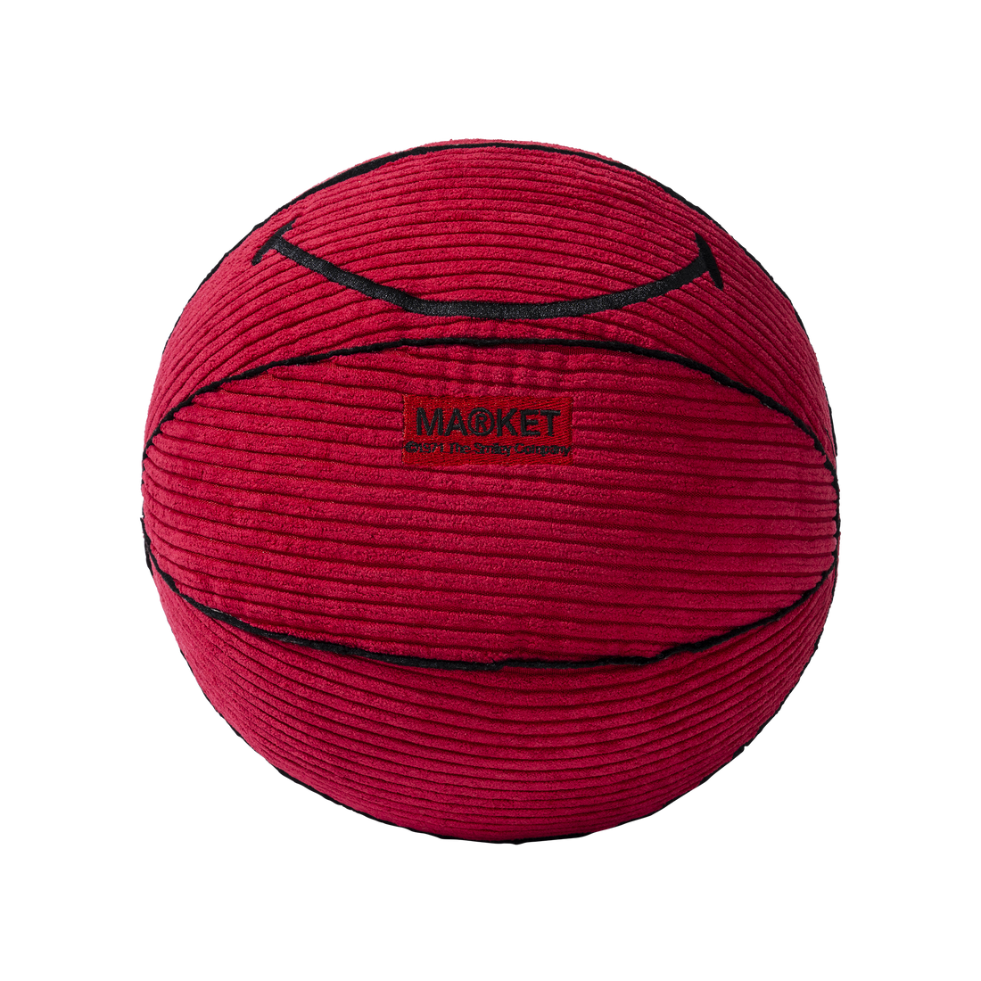 Smiley Devil Plush Basketball Red