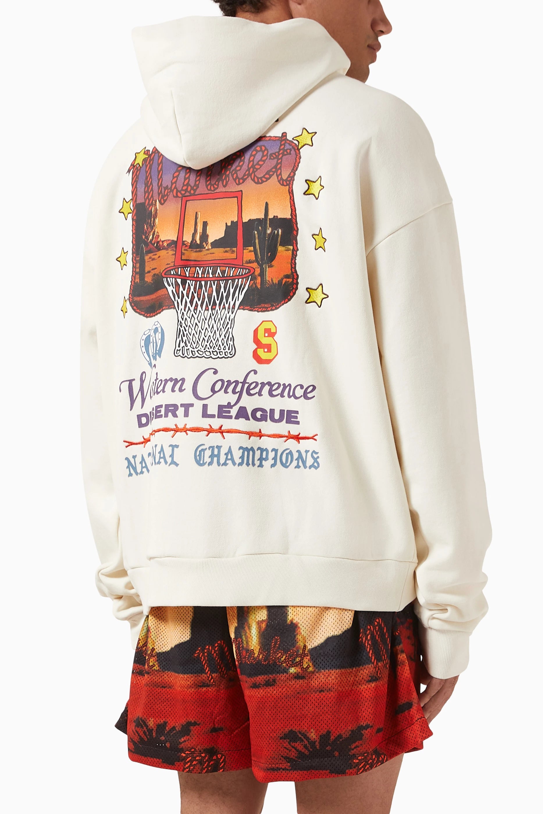 Desert League Hoodie unbleached cotton