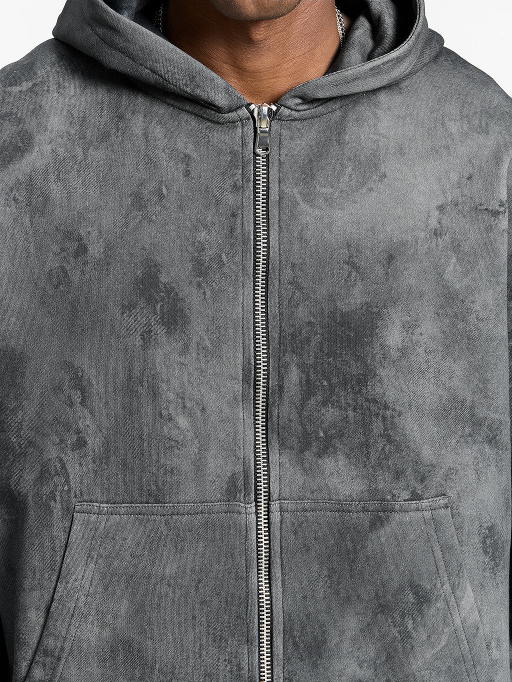 Deliria Zip Hoodie Black