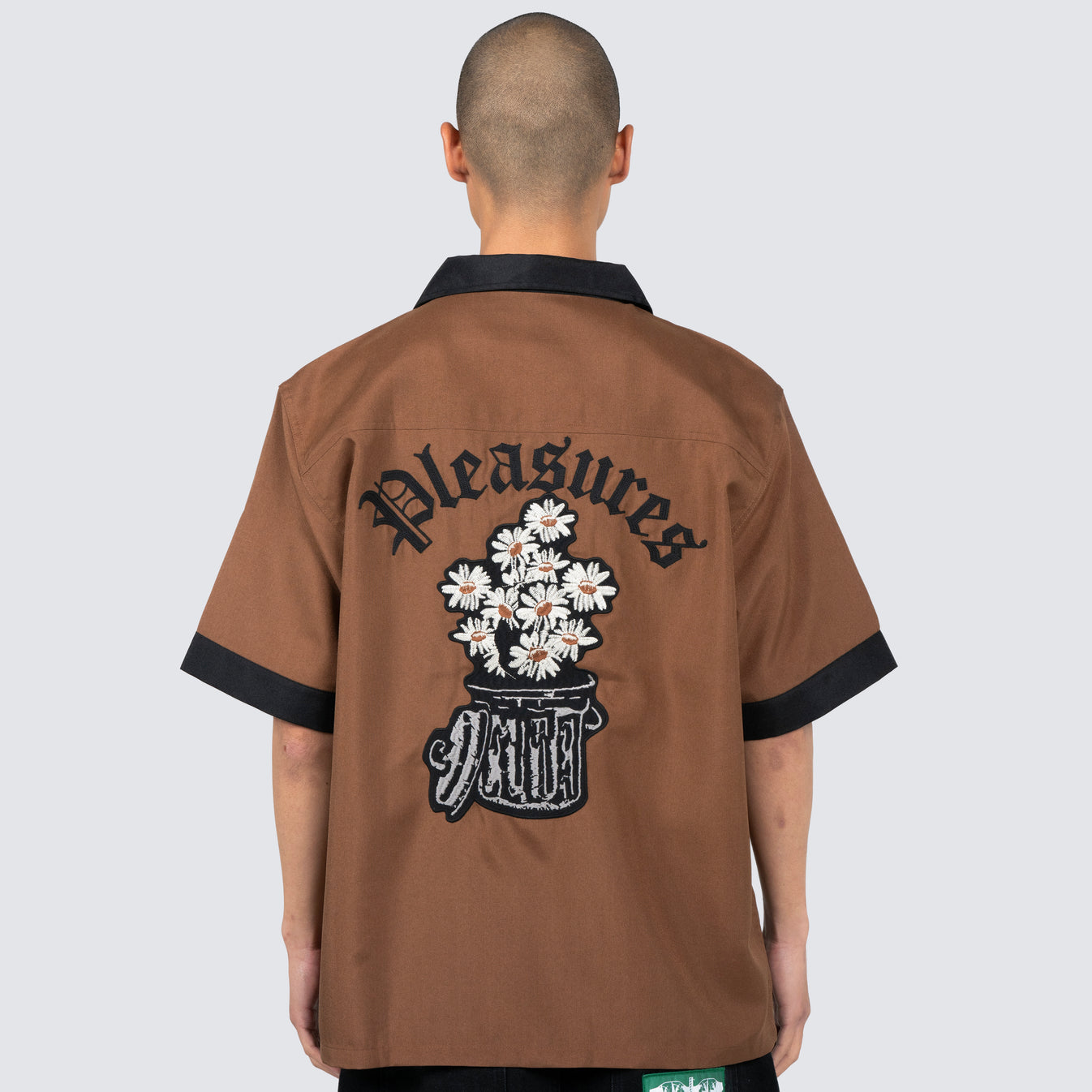 Daisy Bowling Button Down Brown