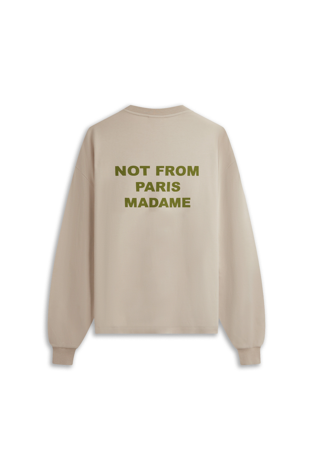 Le Tshirt Slogan ML Taupe