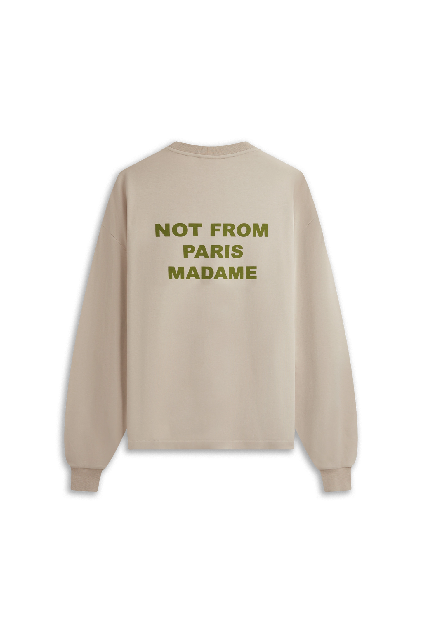 Le Tshirt Slogan ML Taupe