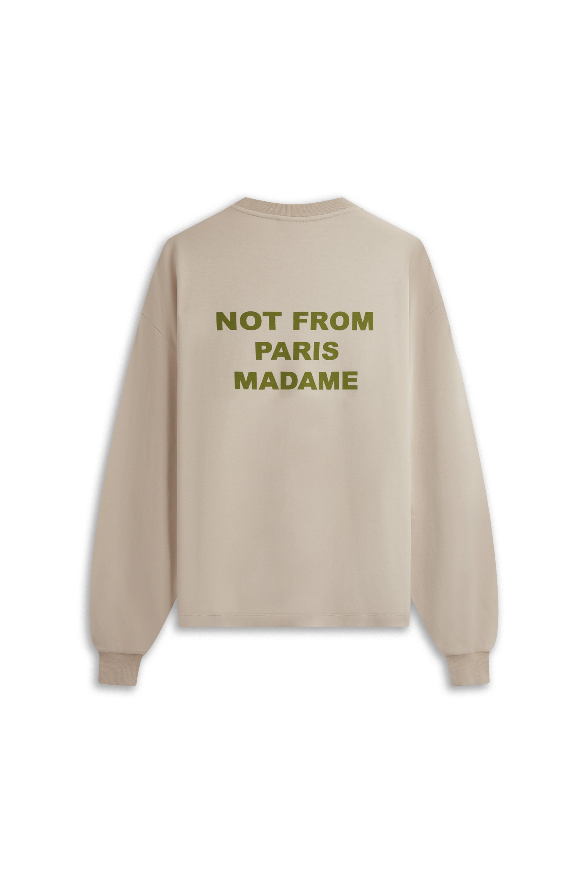 Le Tshirt Slogan ML Taupe