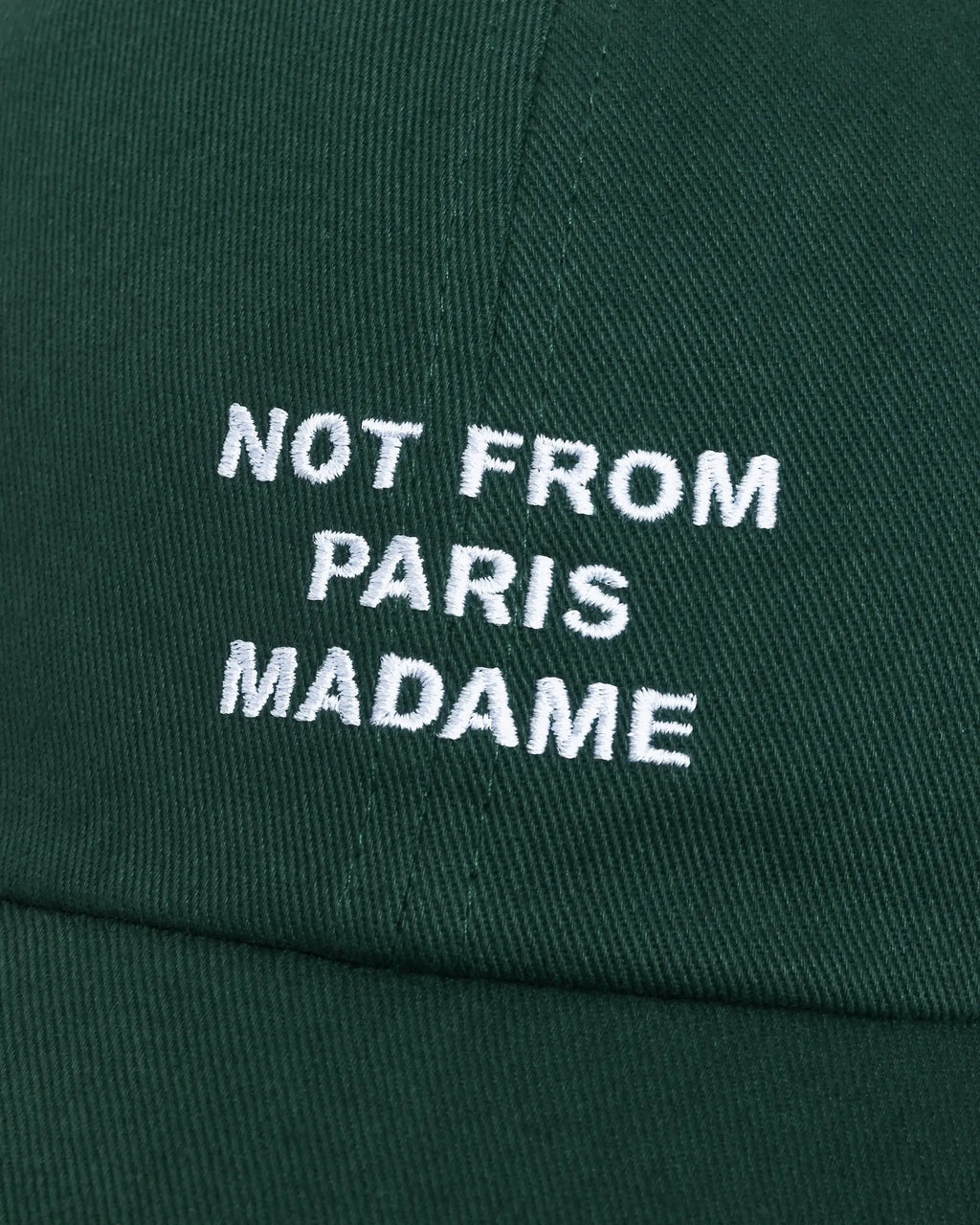La Casquette Slogan Dark Green