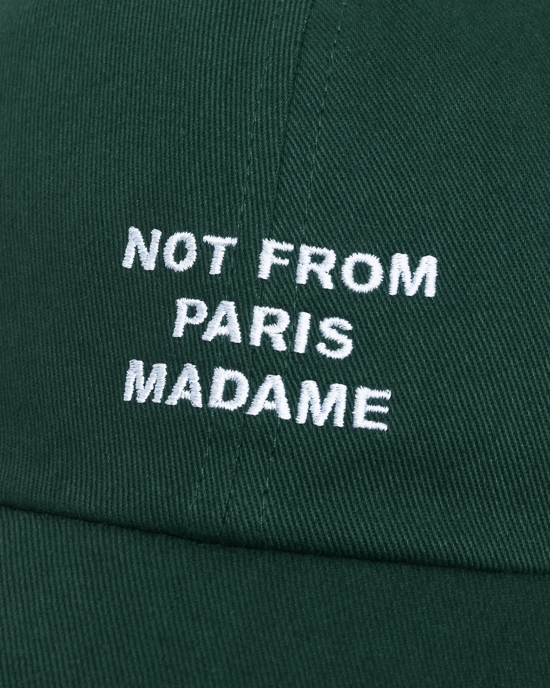 La Casquette Slogan Dark Green