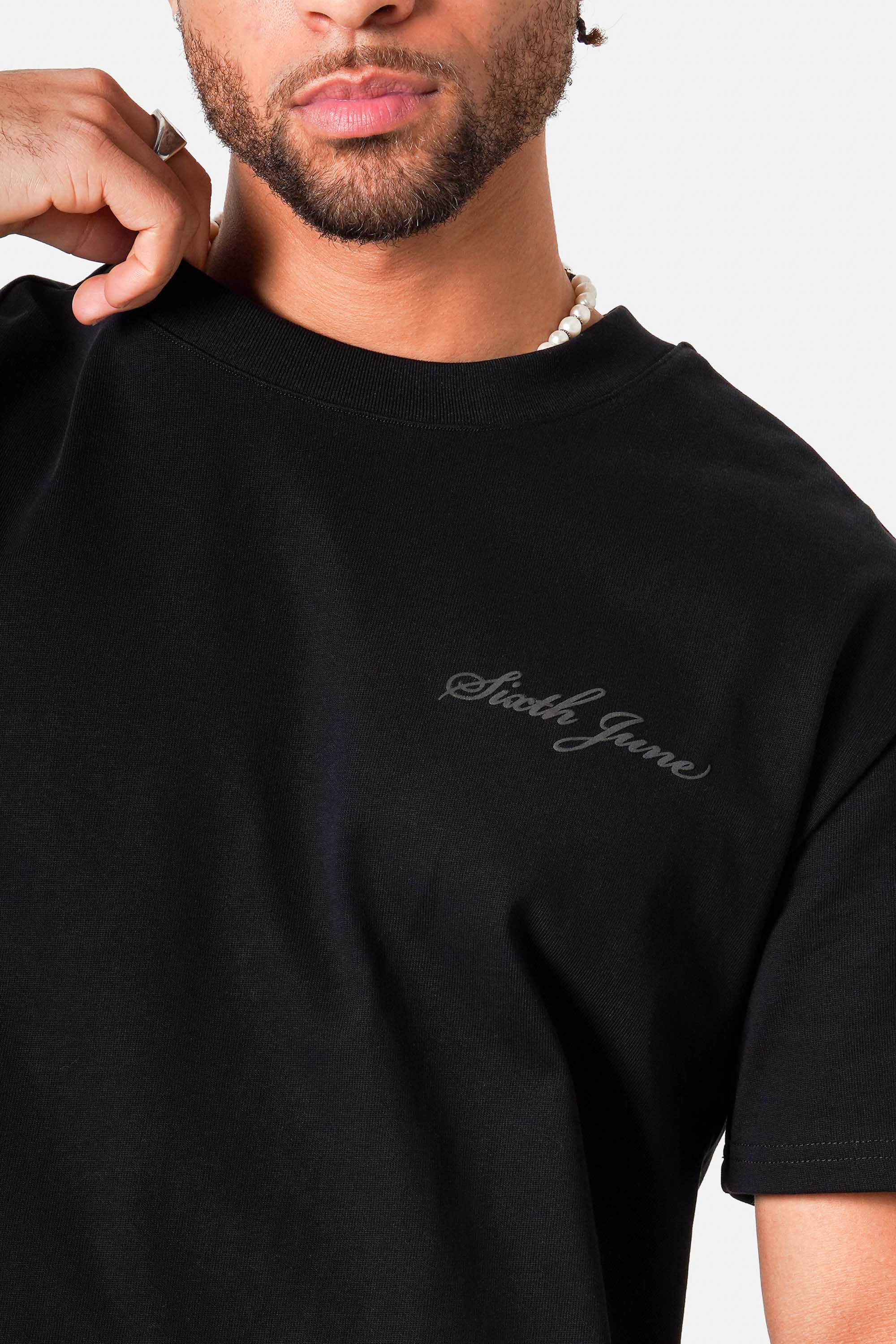 Hall Of Mirrors Graphic Tee 25965 Blac
