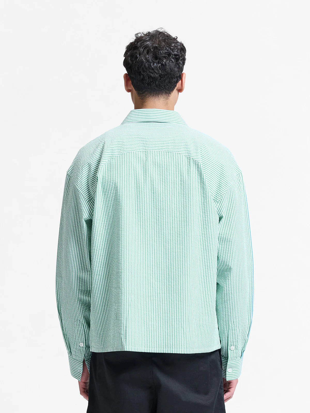 Signe Shirt Green Striped
