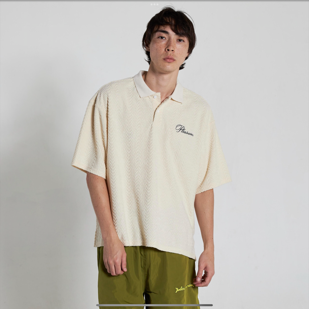 
                      
                        Zen Terry Boxy Polo Off White
                      
                    