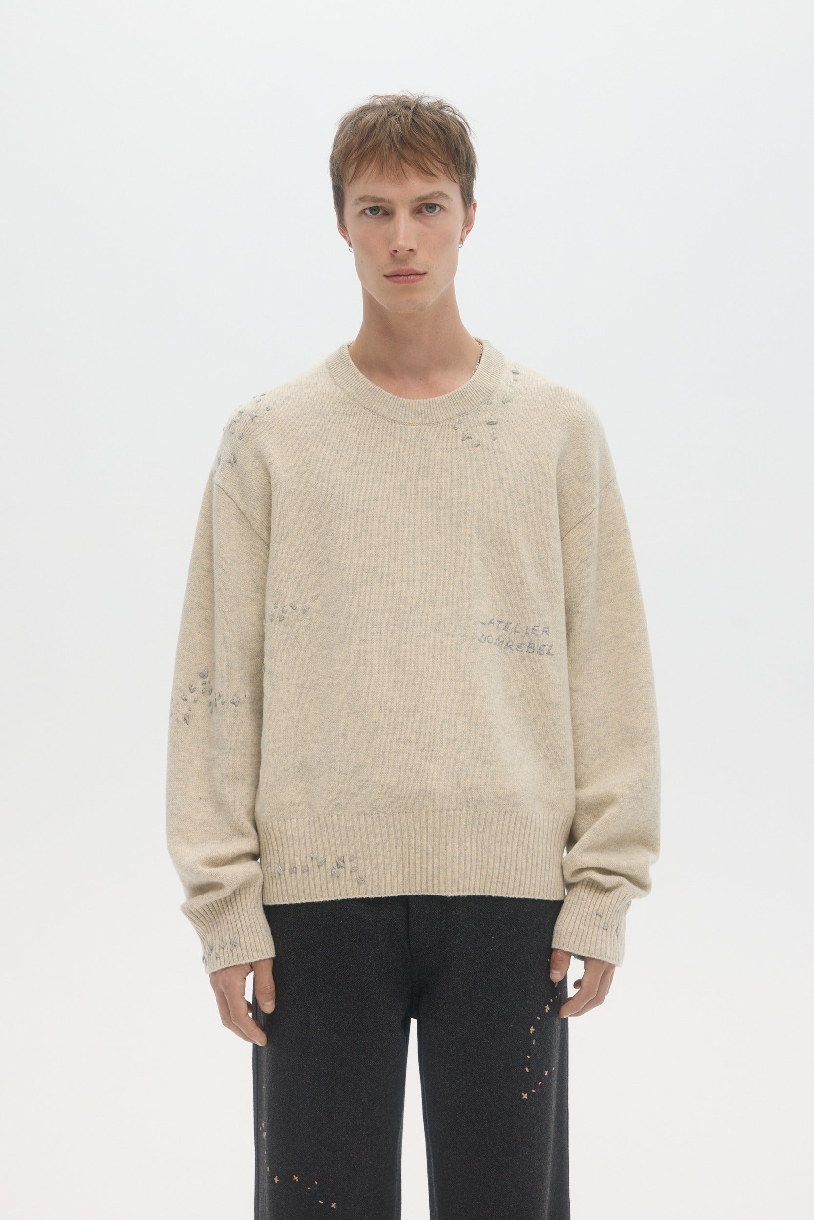 Renegade Knit Crewneck Greige