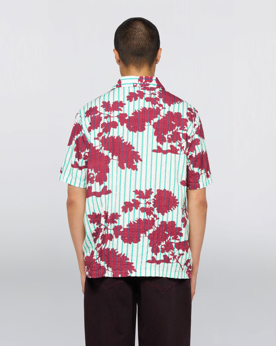 Hana To Sen Shirt Ss Multicolor Garment Washed